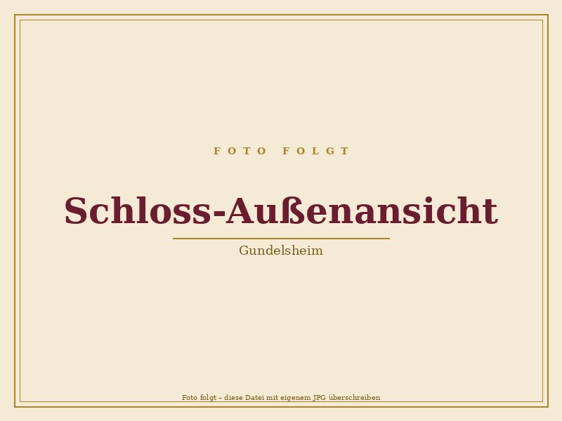 Schlosshotel Horneck Außenansicht – Schloss in Gundelsheim am Neckar